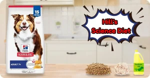 15 lb bag of Hill's Science Diet Senior Adult 7+ Dry Dog Food – Best Dog Food for Senior Dogs with chicken, rice, and barley