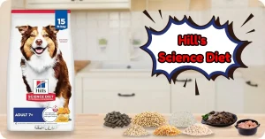 Hill's Science Diet Adult 7+ Premium Nutrition – Best Dog Food for Senior Dogs for skin, coat, heart, and immune health