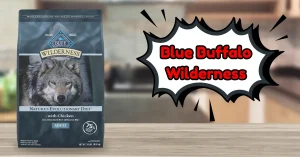 Blue Wilderness Blue Buffalo Adult Dog Food 24 lb Bag, High-Protein Chicken Recipe with Wholesome Grains
