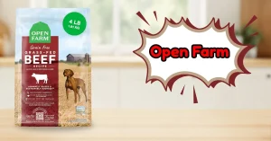 Open Farm Grain-Free Grass-Fed Beef Dry Dog Food – 4lb bag with non-GMO ingredients, supporting the question is open farm dog food good for all breeds.
