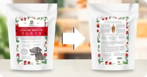 Healthy grain and vegetable blend in Dr Harvey's Miracle Dog Food supporting digestion, skin, and coat health