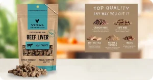 Healthy raw nutrition in Vital Essentials Dog Food Review – Beef Liver treats for all life stages