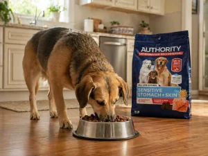 What is the rating of Authority dog food