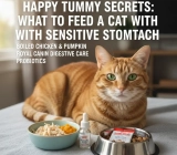 What to Feed a Cat with Sensitive Stomach? My Feeding Gide